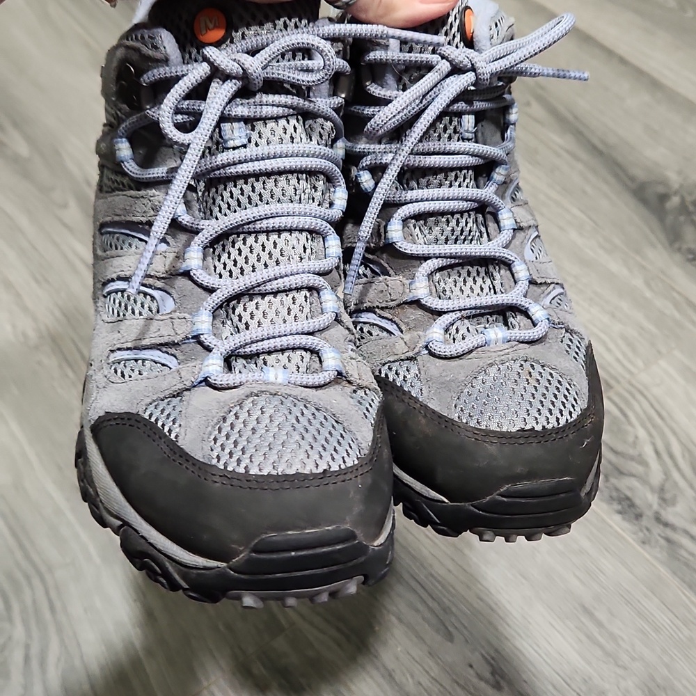 🥾Merrell Periwinkle Gray Waterproof Performance Mid-height Hiking Boots - Picture 8 of 9